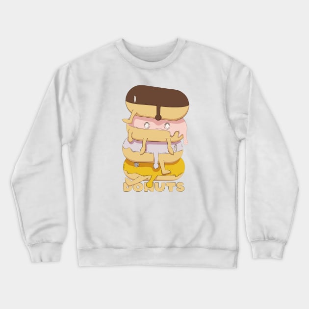 donuts Crewneck Sweatshirt by enimu